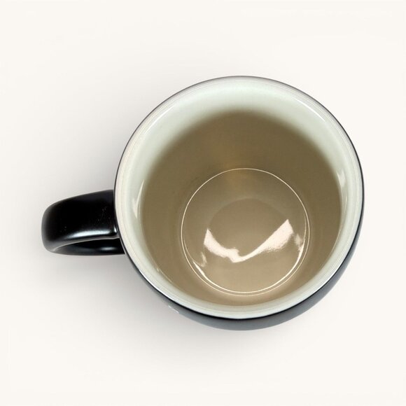 Starbucks 2011 Black & White Logo Ceramic Mug 14 Oz Coffee Collectors Item - Picture 5 of 6